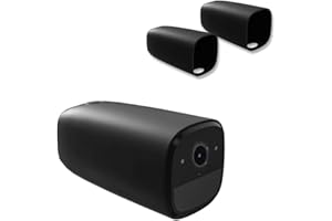 HOLACA 2 Pack eufyCam 1 and 2 eufyCam 2 Pro Silicone Case Skin Compatible with eufyCam 1 and 2 2pro Wireless Home Security Camera System - Waterproof, Soft Protective Light