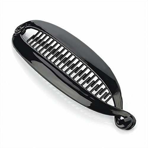 Banana Clip Fish Clip Hair Clip Hair Comb Fish Clip Black Or Tort Banana Clip Black Plain Long Fish Clip