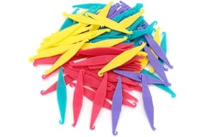 IERCZA Kieferorthopädische Elastische Einweg-Kunststoff-Zahnspangen 12 Stück für Zahnspangen Materialplatzierungs Entfernungswerkzeuge elastischer Seilhaken Elastischer Haken Kieferorthopädischer