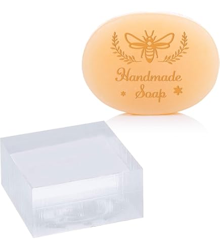 PandaHall Timbro Per Sapone Fatto A Mano - Timbro Acrilico Con Manico Per Decorazione E Bomboniere - Foto 10