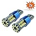 Produktbild 2x W5W T10 57x 3014 SMD CanBus LED Standlicht Parklicht Glassockel 12V Weiß Xenon Look 6500K