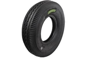 ECOVELO 1 Pneu pour Remorque 4.00-8 Pneu pour Chariot Annexe Roue Caoutchouc Remplacement 4.00 8