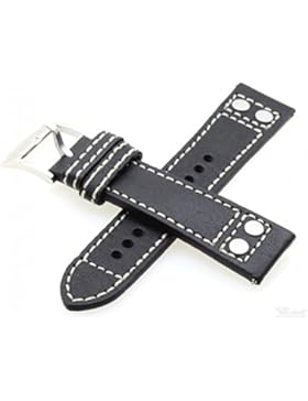 Fossil echt Lederband schwarz Uhrenarmband FS4978 FS4980 FS4936 FS4962 FS4937