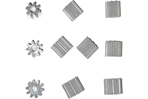 SSC TYRES SSC Slot Car Replacement Car Spares Combo 8, 9, 10 Teeth, Tooth Pinions Gears, Plastic Motor Gear Pinion Compatible for Scalextric Slot Car Models Motor Shaft, Toy DIY Parts Accessories 10 Pinion