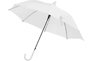 Ten Ombrello Bianco da sposa cerimonia automatico con salvagoccia cod.EL21073 cm 85h diam.103 by Varotto & Co.