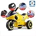 Produktbild Elektro-Dreirad für Kinder - Batteriebetriebenes Dreirad mit 3 Rädern für Kinder mit eingebautem MP3-Player, Sound und Beleuchtung - Spielzeug-Motorrad für Jungen und Mädchen - 2 bis 8 Jahre,Yellow
