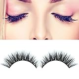 Vycloud(TM) Natural Lashes 3D Fashion Bushy Cross Natural False Eyelashes Mink hair Handmade Eye Lashes