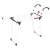 Vileda Premium 2in1 Table Laundry Hanger Aluminum wires White - 180 x 57 x 91 cm