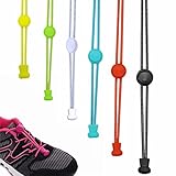 6 Paar Schnellschnürsystem Elastische Schnürsenkel mit...