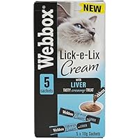 webbox lamiendo el de S de Lix Crema with Hígado gato fijo Allie (Individual Paquete)