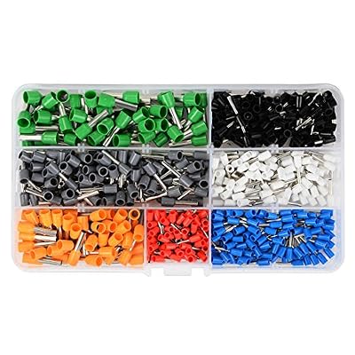 IDEALEBEN Embouts de Câble isolants 0,5–6,0 mm² 600 pièces dans 7 couleurs différentes …