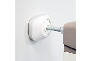 BeeGo® 4 Pack Stair gates for baby and Dog Gate – No drill baby gate, Baby Gate extension Wall Protectors, Pressure Mounted on Stair Gate Extension Guard Protecting Wall Surface, door & stair gates