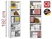 Produktbild möbelando Regal Büroregal Bücherregal Standregal Regale Mehrzweckregal Holz Trio III (Weiß)