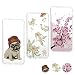 Produktbild iAdvantec Handyhülle für iPhone XS Max, 3X TPU Gemalt Hülle Case Tasche Schale Schutzhülle Handytasche Stoßdämpfung Cover, Rotkäppchen + Morning Glory + Pfirsichblüte + Stylus