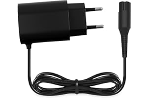 KNOCERY Ladegerät für Rasierer für Braun, 12 V, 0,4 A, Ladegerät für Braun Elektrorasierer Serie 9/7/6/5/4/3/2/1, Ladegerät, Adapter, 12 V, Ladekabel, Netzkabel, mehrfacher Schutz