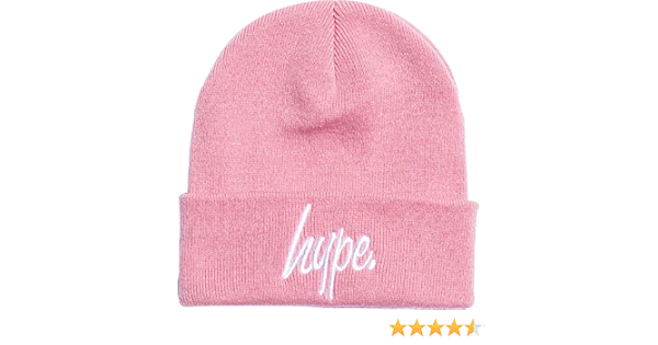 Hype Script - Berretto rosa Etichettalia unica : Amazon.it: Abbigliamento
