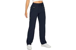 yeyity Pantalon de randonnée pour femme - Léger - Séchage rapide - Respirant - Protection UV - Pantalon fonctionnel - Pantalon de jogging