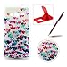 Produktbild Für Samsung Galaxy Core 2 Duos G355H Hülle Silikon Schutzhülle Tasche TPU Silikon Weiche Gel Etui Schale Bumper Case Cover Skin,Herzzer Modisch Hochwertig Ultra Dünn Slim Thin Bunt Handytasche Mit [Bunte Herzen Muster] Guter Schutz Kratzfest Flexibel Leicht Gummi Rubber Jelly Soft Protective Stabil Handyhülle Schutztasche Back Cover Case Shell für Samsung Galaxy Core 2 Duos G355H + 1 x Frei Rot Handy Halterung Ständer + 1 x Frei Weinrot Stift Stylus