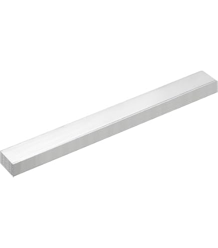 QUARKZMAN Barre Plate en Aluminium Carrée, Épaisseur de 1/2