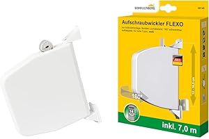 Schellenberg Screw-on Winder, Flexo Mini, Including 7 m Webbing, White