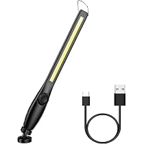 Lampe De Travail LED Rechargeable 20W, 2000 Lumens, Rotatable à 360°, étanche IP65, Batterie 5000 MAh - 10