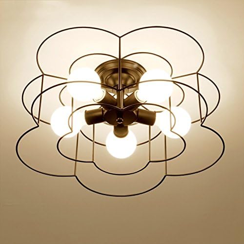 ceiling lamp Modern simple Korean bedroom modern personality led Nordic children's room restaurant LED dragon ball bubble black box ceiling light