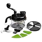 Wonderchef Turbo Dual Speed Food Processor with Free Peeler (Black)