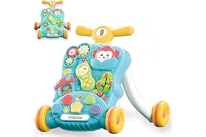 Twinky Baby Spiel- und Lauflernhilfe – Lauflernwagen mit einstellbarer Geschwindigkeit, abnehmbarem Spielbrett und spannenden Aktivitäten – Für Kinder von 12–36 Monaten