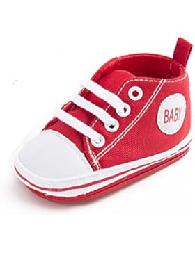 Nette Baby-Segeltuch-Turnschuh-Rutschfeste Weiche Trainer-Schuhe 0-18M