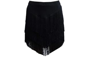 YM YOUMU Donna Nappe Gonna Latina Tango Rumba Dancewear Sala da Ballo con Pantaloncini