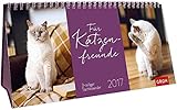 Für Katzenfreunde 2017: 3-teiliger Tischkalender mit Monatskalendarium by 