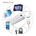 Produktbild PerGrate USB Steckdosenleiste Home Office Überspannungsschutz 6 USB Ladegerät 4 AC Stecker Multi-Outlet EU-Stecker