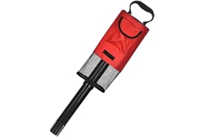 SouiWuzi Golf Ball Bag Shag Collector Picker Retriever Portable Convenient Pocket Accessories with Removable Tube Red,Golf Shag Bag,Sports Accessories