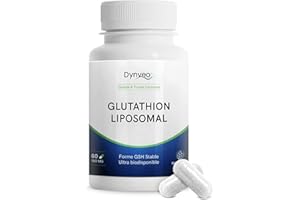 Glutathion Liposomal Naturel - Forme Réduite GSH - Biodisponible & Stable - Antioxydant - Immunité & Détox - Qualité Supérieure - Sans Additifs - Vegan - 150 mg / 60 gélules (1 mois) - Dynveo