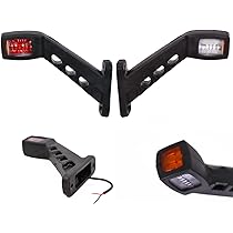 PROZOR Feu Latéral Remorque, 4 Pcs Feux De Gabarit Pour - Foto 6