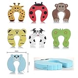 7 x Schaumstoff EVA Türstopper – Tier Motive (01) – Doorstop Finger Klemmschutz für Baby Kindersicherung - 2