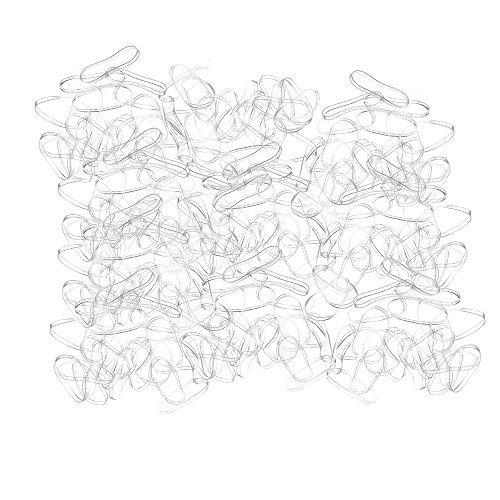 Homgaty 1000Pcs Elastic Hair Rubber Bands Mini Braiding Bands
