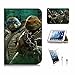 Price comparison product image ( For iPad Mini 4 , Generation 4 ) Flip Wallet Case Cover & Screen Protector Bundle! A9824 Ninja Turtle TMNT