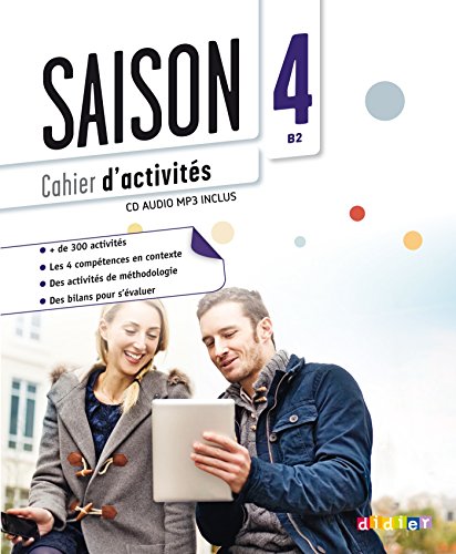 Télécharger Saison 4 niv.B2 - Cahier + CD mp3 PDF Ebook En Ligne