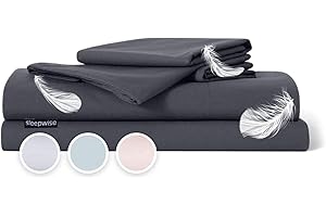 sleepwise Biber Bettwäsche aus Schadstofffreier Baumwolle, Duvet Cover 1 Kopfkissen- und Bettbezug Atmungsaktiv, Allergiker Bettwäsche, Flauschige Bettwäsche, Biber Bettwäsche 155x220 2er-Set