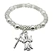 Girls First Holy Communion Bracelet with Angel & Crucifix