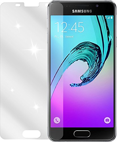 dipos Samsung Galaxy A3 (2016) Schutzfolie (6 Stück – je 3x Vorne und Hinten) – kristallklare Premium Folie Crystalclear - 2