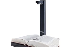 IRIScan Desk Scanner de Documents, Scanner de Livres - v7bus:4K UltraHD,24MP, 600dpi,Scanner Portable,visualizer, OCR, IA aplatissement, Scan Auto, Effacement Doigts, Free Readiris PDF Editor Win Mac