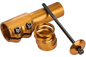 ZhuiKun Rehausse Potence VTT 28,6 mm, Potence de Guidon en Alliage d'Aluminium, Fourche Étendre Extenseur pour Vélo de Route BMX