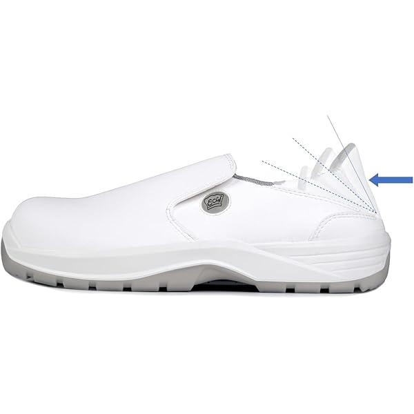 Scarpe Sanitarie Infermieristiche REPOSA In Pelle Bianca - Leggere E Comfortevoli, Senza Puntale, Taglia 41 - Foto 3
