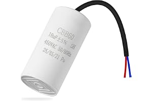 CBB60 450v 18uf 50/60HZ Startkondensator,motorkondensator,dämpningskondensator,mikrofaradkondensator med tråd ANGEEK