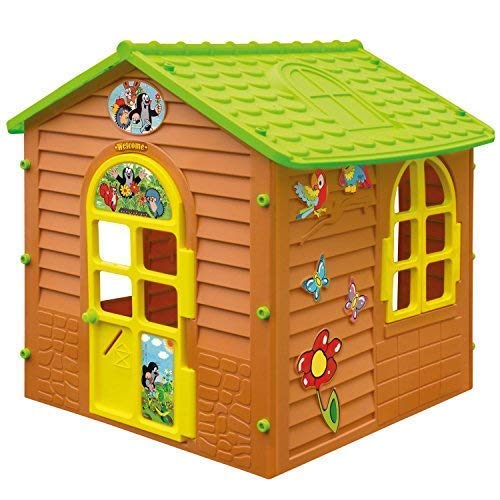 Mochtoys 5907442107548 XL Spielhaus DER KLEINE Maulwurf Gartenhaus Kinderspielhaus