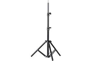 Docooler Universal Projector Tripod Stand, Expandable Projector Mount, Portable Aluminum Alloy Mount, 1/4 Inch Interface, Height Adjustable for LCD Projector