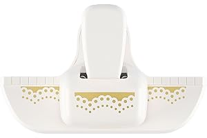 Vaessen Creative Perforatrice de Bordure, Napperon, Dentelle, Pour Projets DIY, Scrapbooking, Création de Cartes et Plus, 14,0 x 10,0 x 5,0 cm