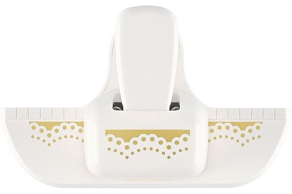 Vaessen Creative Perforatrice de Bordure, Napperon, Dentelle, Pour Projets DIY, Scrapbooking, Création de Cartes et Plus, 14,0 x 10,0 x 5,0 cm